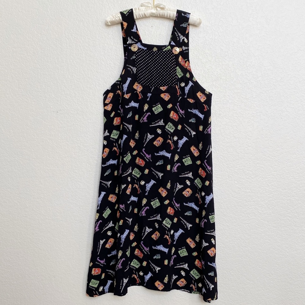 Jenny Helene Navy Travel Print Jumper/Dress